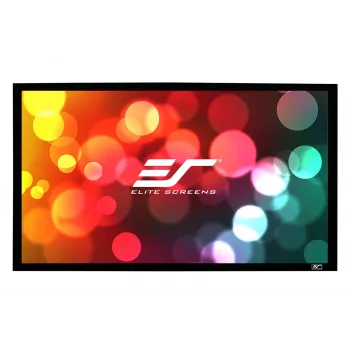 Elite Screens | SableFrame serija | ER100WH1 | 100 colių įstrižainė | 16:9 | Matomas ekrano plotis (W) 221 cm | Juoda