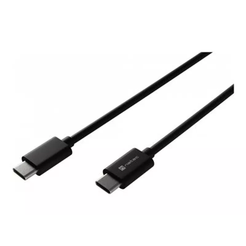 USB-C į USB-C kabelis NATEC NKA-2146, 1 m, juodas