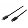 USB-C į USB-C kabelis NATEC NKA-2146, 1 m, juodas