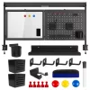 Ergo Office stalo pertvara / organizatorius, maks. apkrova 10 kg, balta lenta, plotis 1116 mm, juoda, ER-301 B