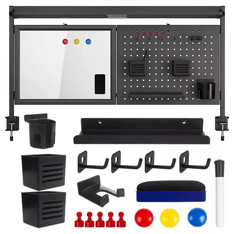 Ergo Office stalo pertvara / organizatorius, maks. apkrova 10 kg, balta lenta, plotis 1116 mm, juoda, ER-301 B