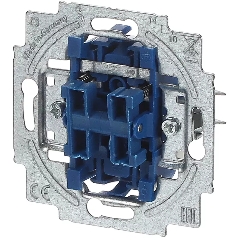 BUSCH JAEGER 2020/4 US – laidinis – juodas – pilkas – kintamoji srovė – 250 V – 71 mm – 25 mm