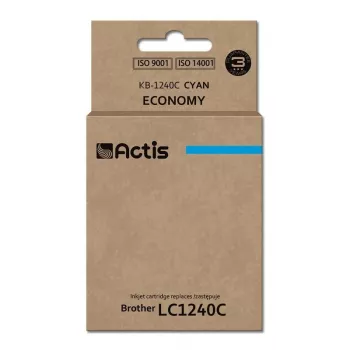 Rašalinė kasetė ACTIS KB-1240C suderinama su Brother, žydra, 19 ml, dažų pagrindo, standartinės išeigos