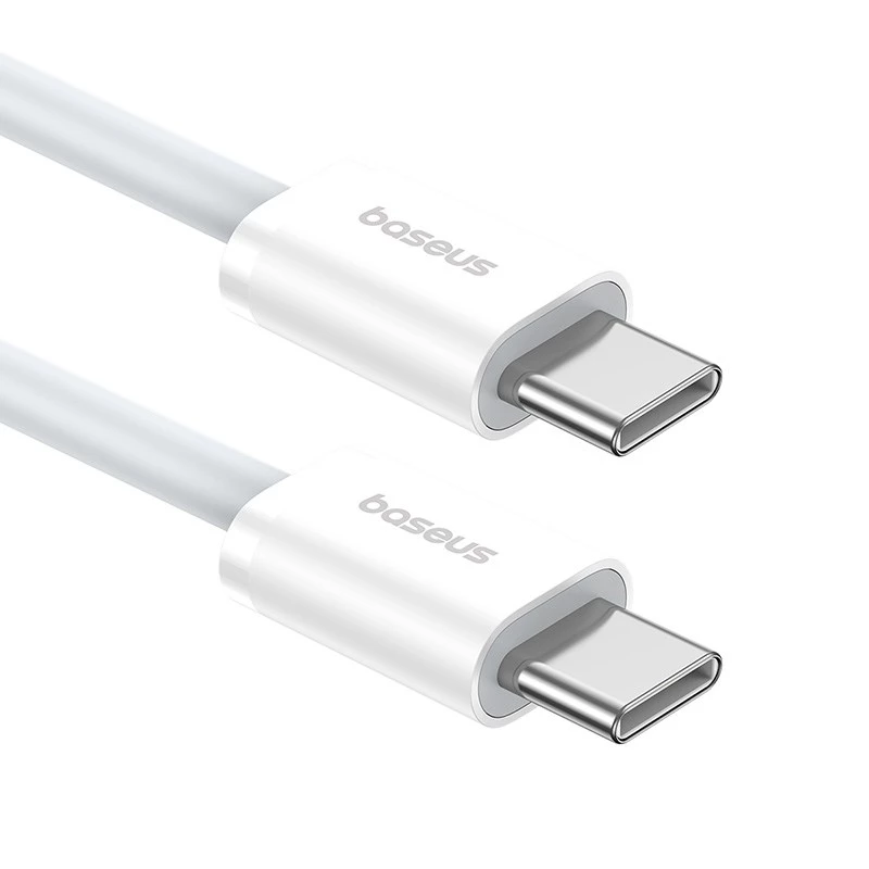 Baseus Superior USB C į USB C duomenų laidas 2 m 30 W Baltas
