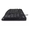 Desktop MK120, laidinis, USB, QWERTZ, juodas, pelė į komplektą įeina