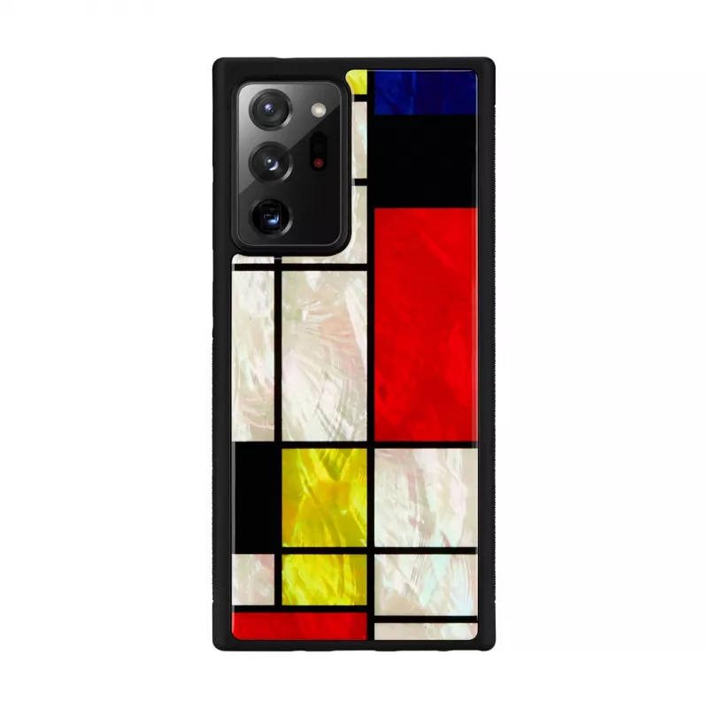 Apsauginis dėklas iKins Samsung Galaxy Note 20 Ultra – Mondrian Juoda