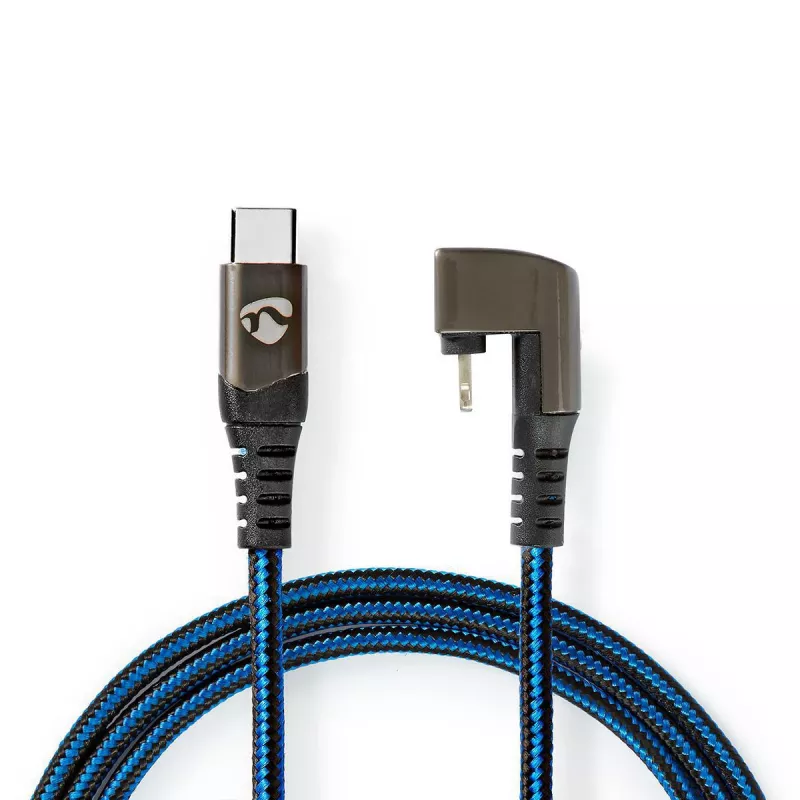 Nedis GCTB39650AL10 USB laidas, mėlynas