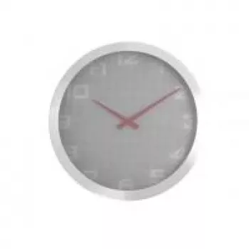 NeXtime laikrodis 3019 Dots, Ø35 cm, Sieninis, Pilkas