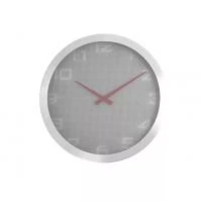 NeXtime laikrodis 3019 Dots, Ø35 cm, Sieninis, Pilkas