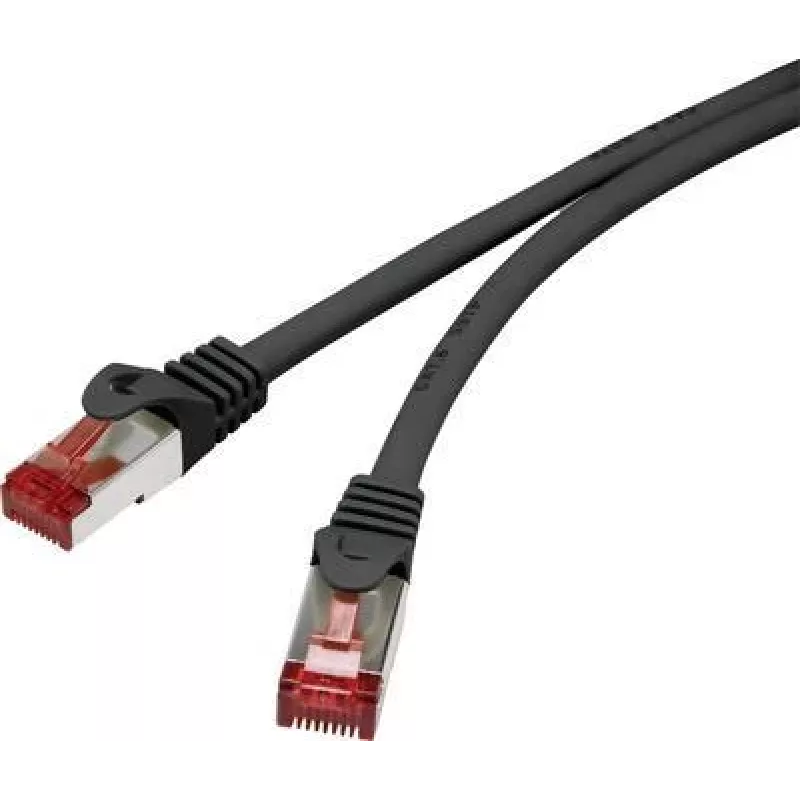 Renkforce RF-4965870 eterneto komutacinis kabelis juodas