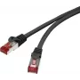 Renkforce RF-4965870 eterneto komutacinis kabelis juodas