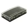 USB koncentratorius DeLOCK 4 prievadų išorinis USB 2.0 480 Mbit/s