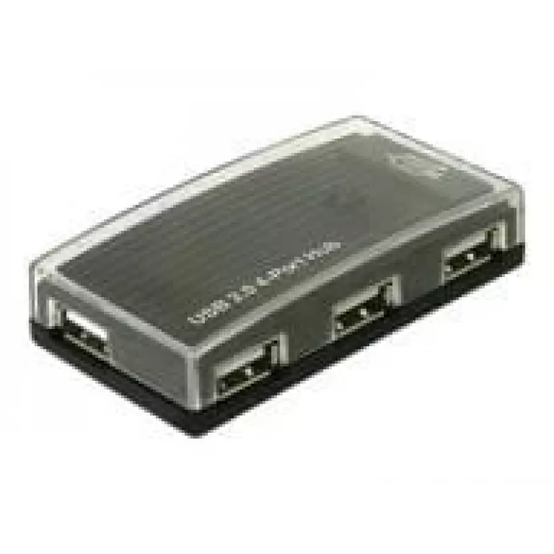 USB koncentratorius DeLOCK 4 prievadų išorinis USB 2.0 480 Mbit/s