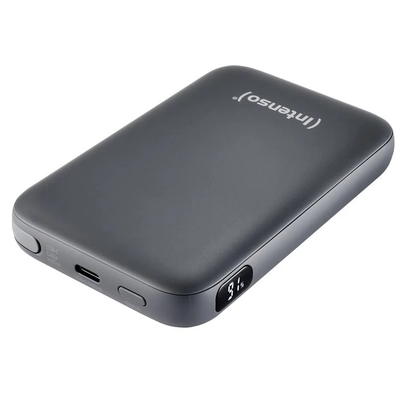 Išorinė baterija USB 10000MAH/PILKA S10000 7333034 Intenso