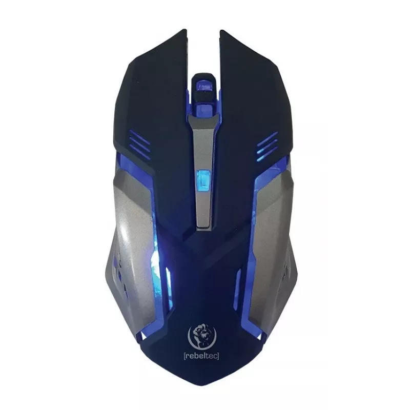 Klaviatūra su pele Rebeltec SHERMAN Gaming USB QZERTY anglų juoda