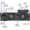 Qoltec, įtampos keitiklis, hibridinis saulės inverteris Off-Grid 4kVA 4kW 120A MPPT LCD Wi-Fi BMS Sinus
