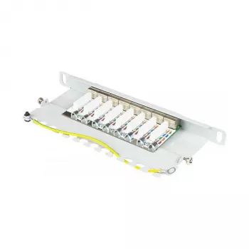Good Connections Patchpanel 10Cat. 6A 8-P. 0,5HE šviesiai žalias