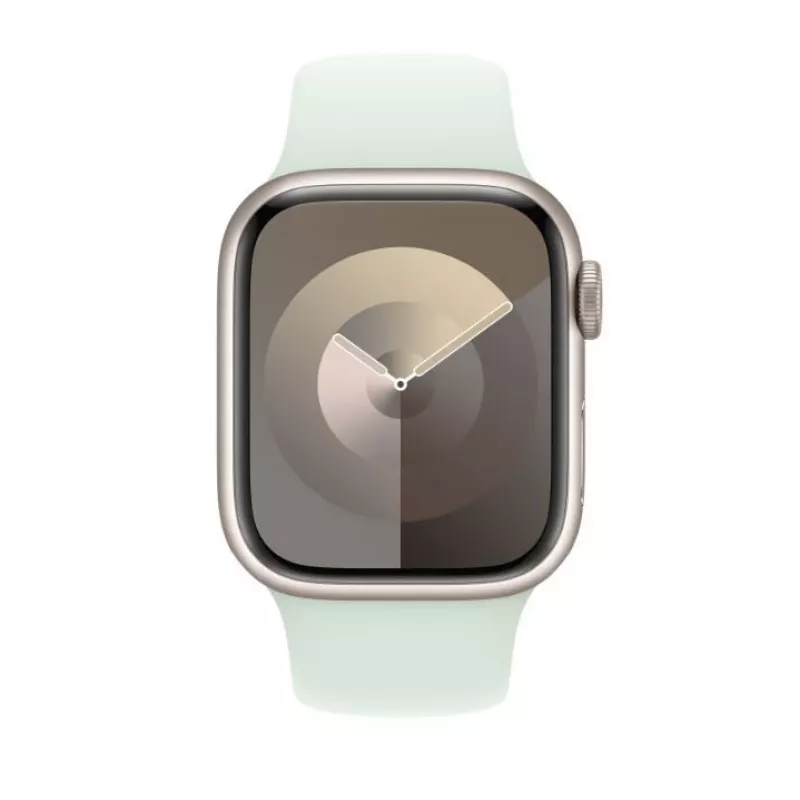 41 mm minkštos mėtinės spalvos sportinis dirželis - S/M