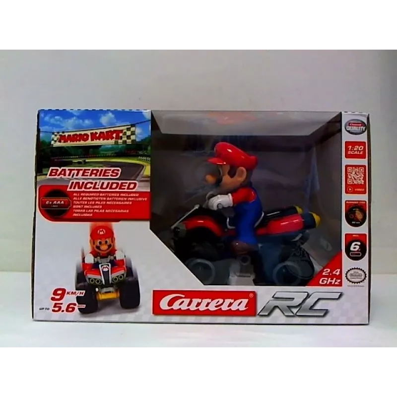 Carrera Mario radijo bangomis valdomas (RC) modelis keturratis elektrinis variklis 1:20
