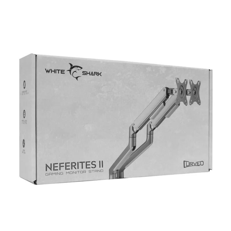 Nardymo kaukė White Shark Neferites II GMS-3208 — apsauga nuo rasojimo, patvari konstrukcija