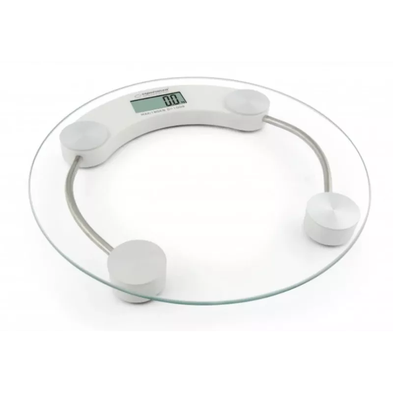 Esperanza EBS007W asmeninės svarstyklės Circle White Elektroninės asmeninės svarstyklės