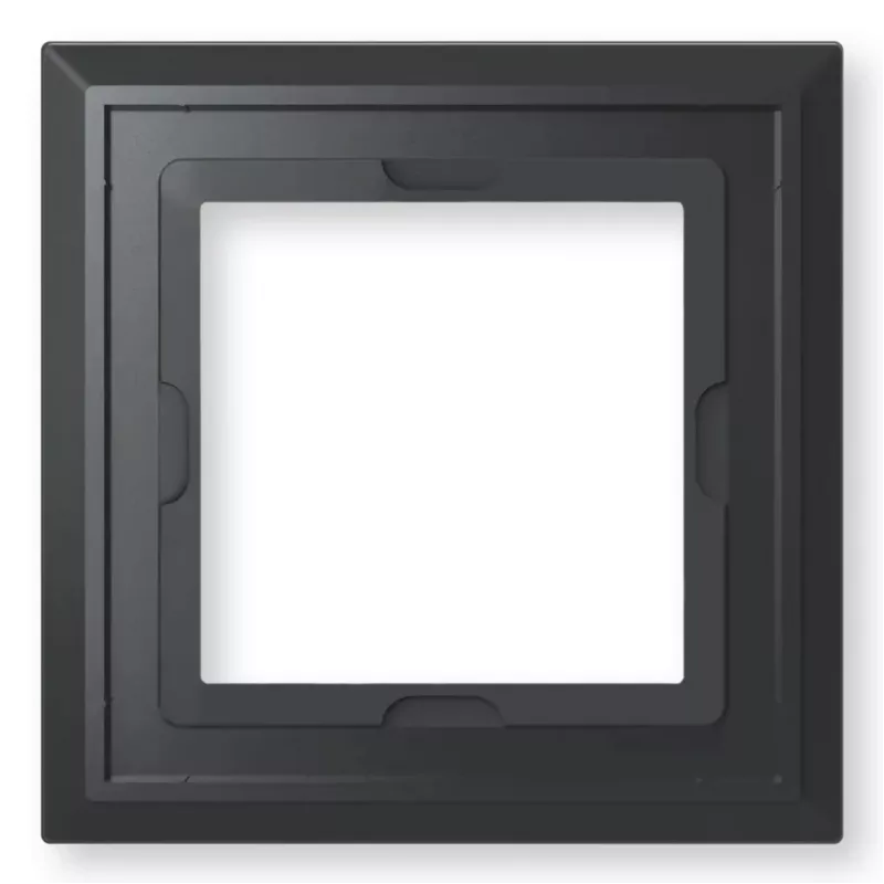 eQ-3 Homematic IP stiklinis rėmelis 1 vietos, juodas (162148A1)