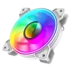 Gamemax | Korpuso ventiliatorius | DUAL RING INFINITY | Balta