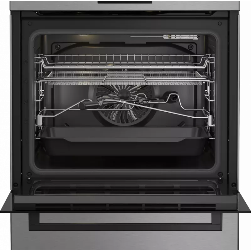 BEKO Viryklė | FBMA61330GXDT | Kaitlentės tipas Dujinė | Orkaitės tipas Elektrinė | Nerūdijantis plienas | Plotis 60 cm | Kepinimas ant grotelių | LED | Gylis 60 cm | 72 l