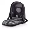 Kuprinė XDDESIGN Bobby Hero Small, apsaugota nuo vagystės, 11,5 l, planšetei iki 12,9 colio, PET/putplastis, juoda