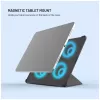Fixed | Trinity Case | 10.9-11 colio | Dangtelis | Apple iPad 10,9 colio (2022)/iPad 11 colio (2025) | Juoda