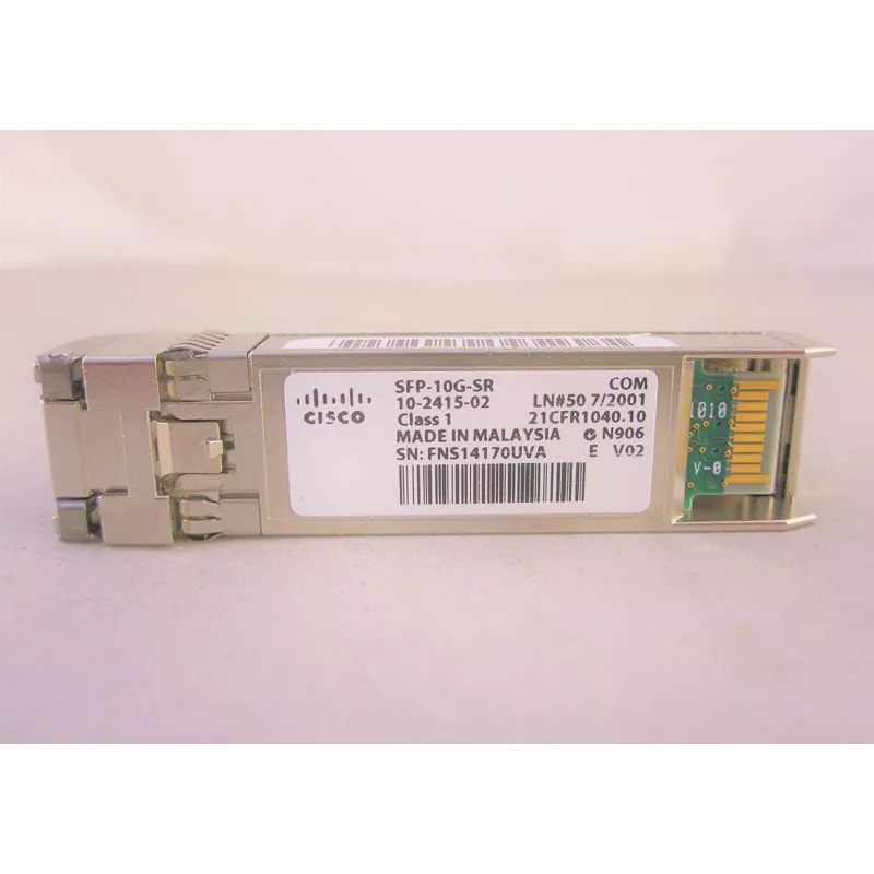 Optinis siųstuvo-imtuvo modulis Cisco 10GBASE-SR SFP 10 Gbps, skirtas daugiamodei skaidulai