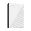 Western Digital WD My Passport 5TB Baltas USB3.0 / 2.5, 19.15 mm / 256 bitų šifravimas / WD Backup / Baltas (WDBPKJ0050BWT-WESN)