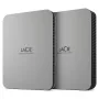 LaCie Mobile Drive Moon 4TB išorinis kietasis diskas nešiojamas sidabrinis USB-C 3.2 PC Mac su Adobe Creative Cloud 3 metų Rescue Services (STLP400040)