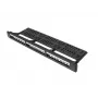 Patch panel 1U LANBERG PPKS-1124-B, 24 prievadų, 1U, ABS, juodas, 482,6×44,5×154 mm