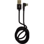 LC-POWER kabelis USB-Micro-1M-2 1m juodas, USB A į Micro-USB (LC-C-USB-MICRO-1M-2)