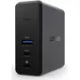 „Lenovo X9“ įkrovimo GaN dokas, laidinis USB 3.2 Gen 2 (3.1 Gen 2) Type-C, pilkas