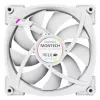 Montech RX120 PWM kompiuterio korpuso ventiliatorius 12 cm baltas 3 vnt.