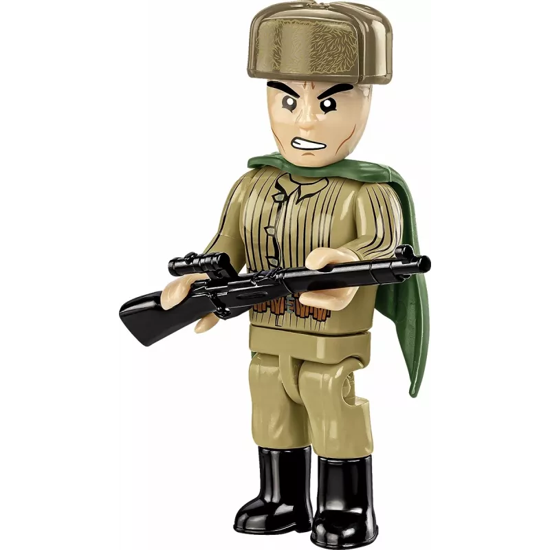 Cobi statybiniai blokeliai Stalingrado mūšio modelio rinkinys — 76 dalys, istorinė diorama