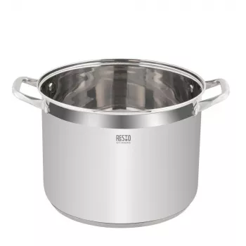 Resto Kitchenware Libra 13 L Apvalus Nerūdijančio Plieno Puodas 22 cm