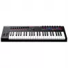 M-Audio Oxygen Pro 49 MIDI klaviatūros valdiklis — 49 klavišai, 16 padeliai, 9 šleifiniai reguliatoriai, OLED ekranas, USB, MIDI išėjimas