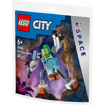 Konstruktorius LEGO City Kosmoso Tyrimo Mechas 30694 su judančiomis rankomis ir kojomis