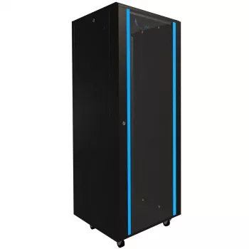 Laisvai pastatoma stelažas Extralink Rackmount cabinet 37U 600x600 Juoda