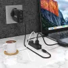 UNITEK uHUB Q4 USB 3.2 Gen 1 (3.1 Gen 1) Type-A 5000 Mbit/s juoda