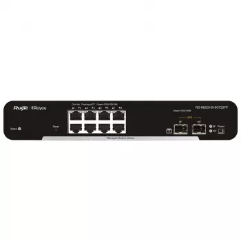 Ruijie Networks RG-NBS3100-8GT2SFP tinklo komutatorius valdomas L2 Gigabit Ethernet (10/100/1000) juodas