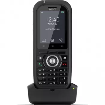 Snom M80 DECT belaidis telefonas su skambintojo ID, juodas