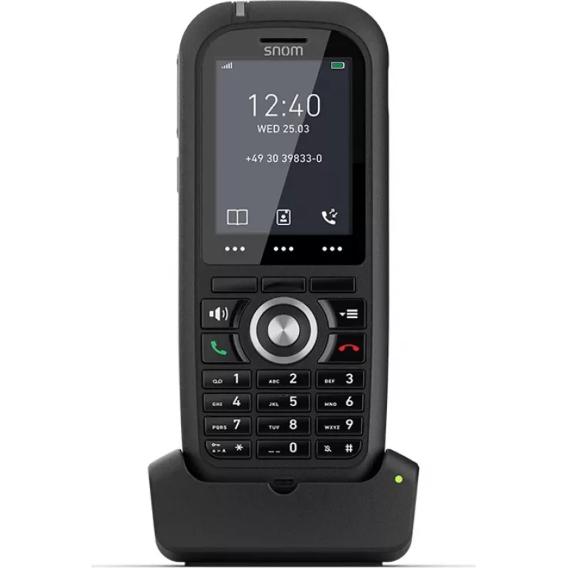 Snom M80 DECT belaidis telefonas su skambintojo ID, juodas