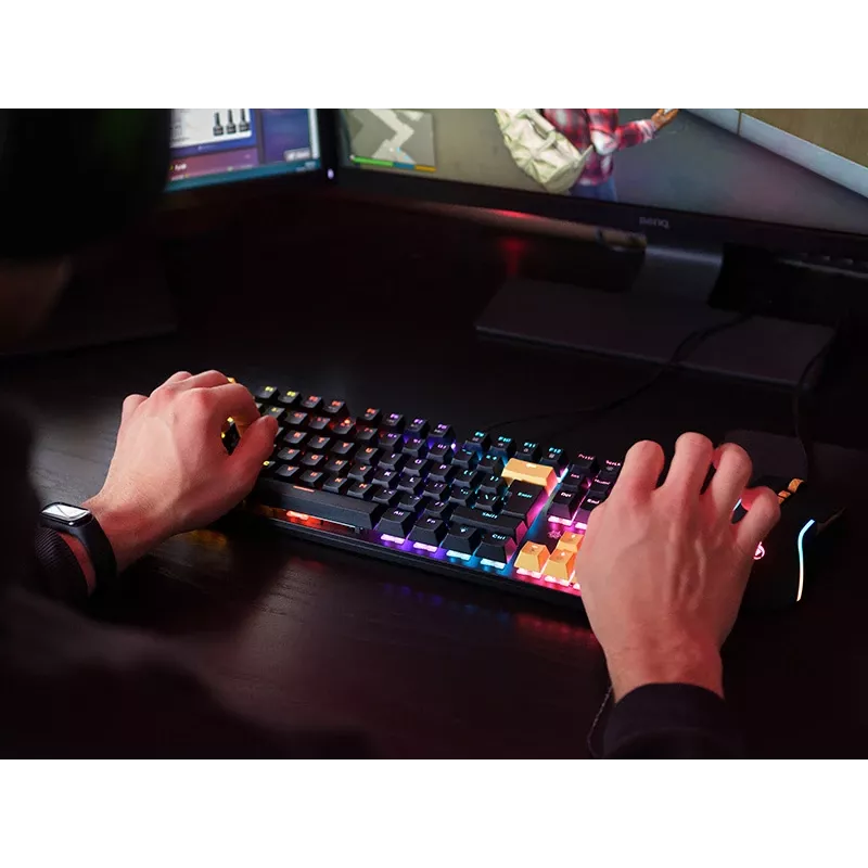 Tracer HORNET 87 klaviatūra Pelė įtraukta Žaidimų USB QWERTY anglų Juoda, Geltona