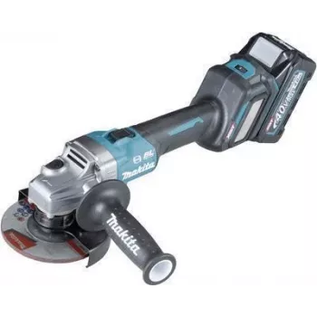 Makita GA023GM201 - kampinis šlifuoklis - akumuliatorinis - 125 mm - 2 baterijos, įkroviklis komplekte - 40 V (GA023GM201)