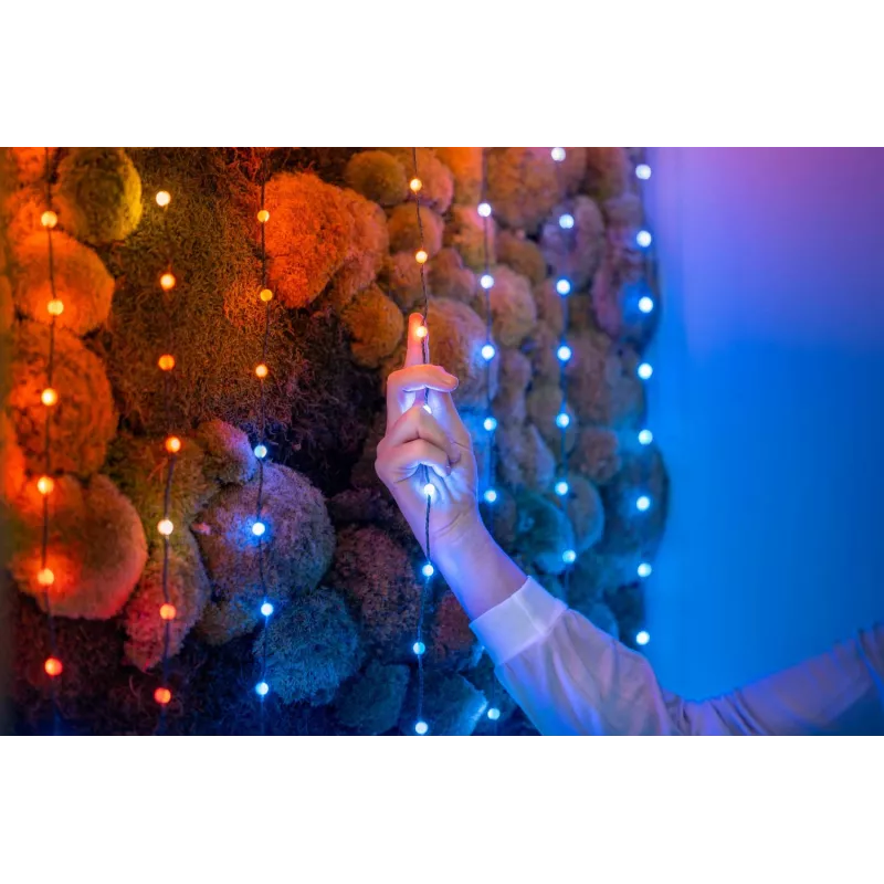 Išmanioji dekoratyvinė lemputė Twinkly Strings USB-C Pearls Wi-Fi/Bluetooth Multicolour