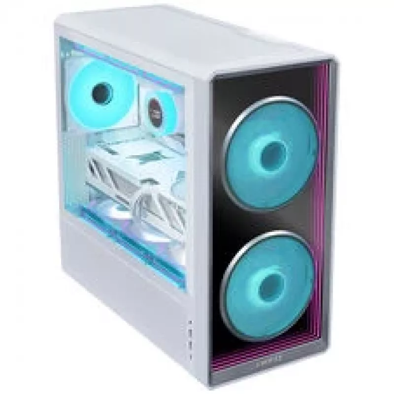 Lian Li LANCOOL 217 INF PC-Enclosure Bundle + HydroShift II LCD-S 360TL AIO + 3x UNI FAN SL-INF 120 Reverse Blade Fan - White